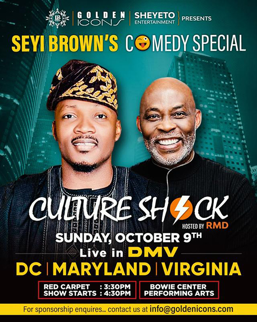 Culture Shock Comedy Special Event Header